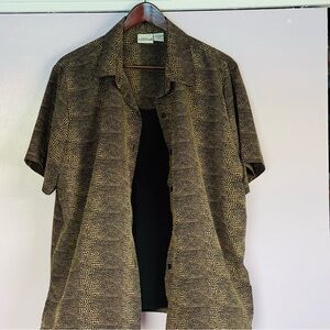 Stylish Black and Gold Women's Blouse